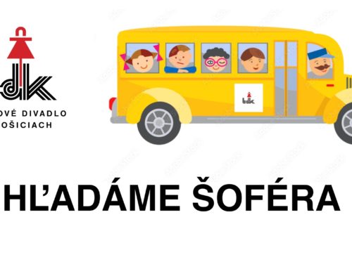 Hľadáme šoféra!